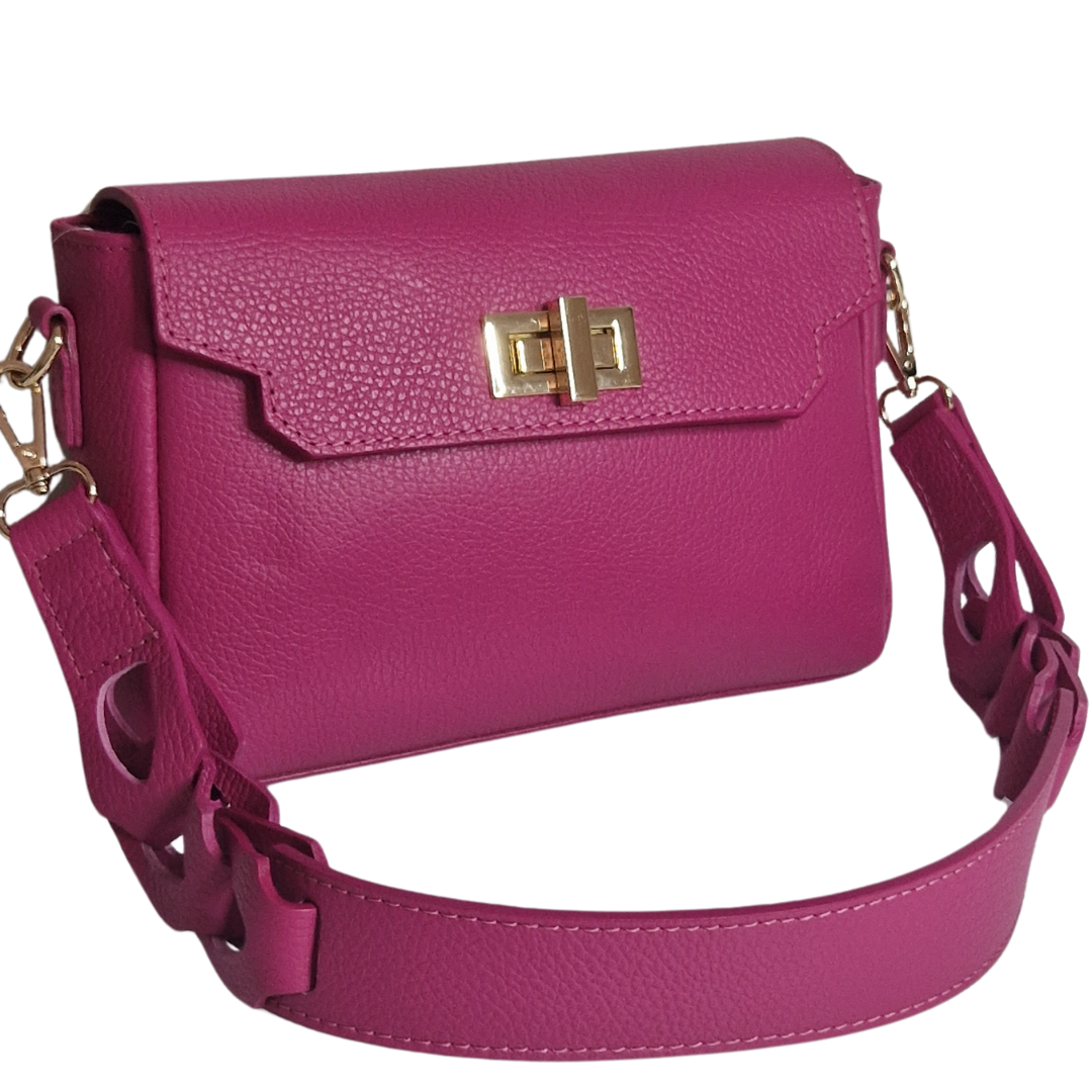 Sac bandoulière Chloé - 100 % cuir véritable - Fabriqué en Italie