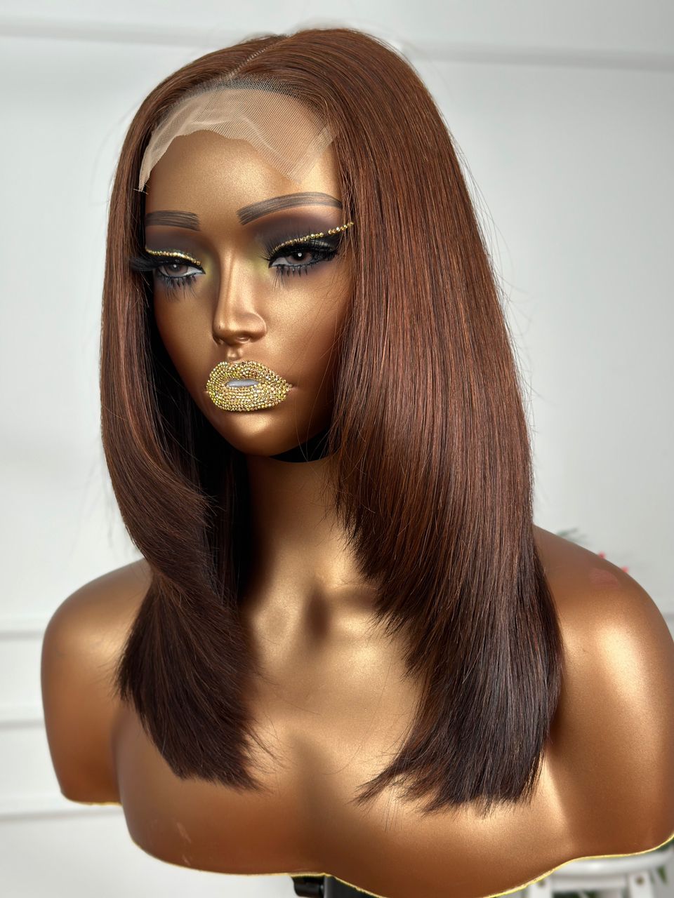 "Millie" Wig - SDD Raw Hair Natural Human Hair -16" Lace 4*4 Light Brown