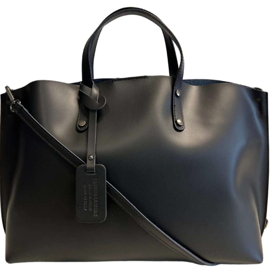 Sac à main « Chloé » - Cuir véritable lisse, fabriqué en Italie