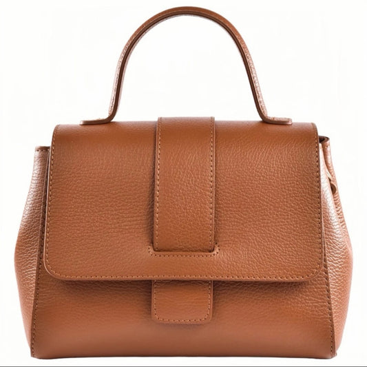 Handbag " GAIA " - Real Dollar Leather Made in Italy