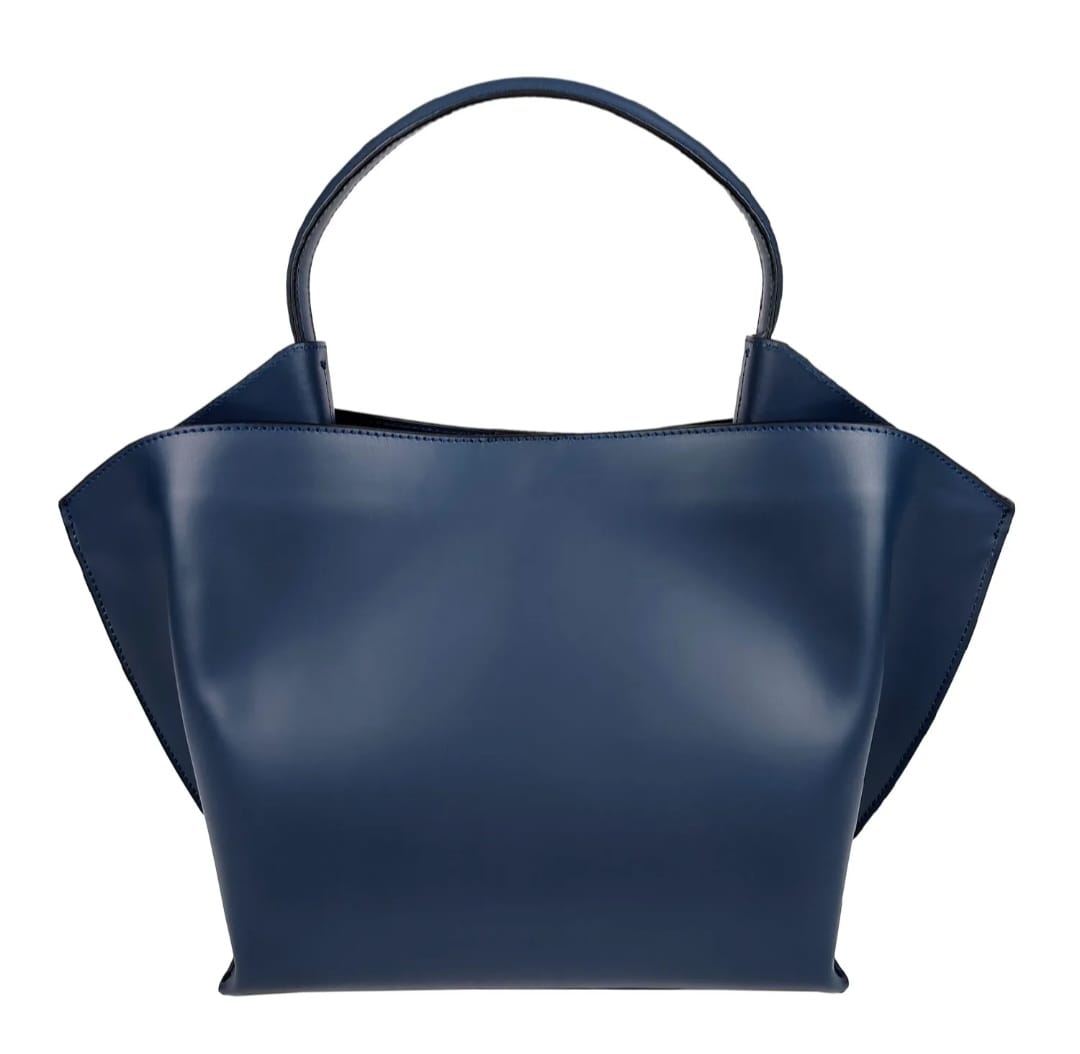 Sac à main « Selena » - Cuir véritable lisse, fabriqué en Italie