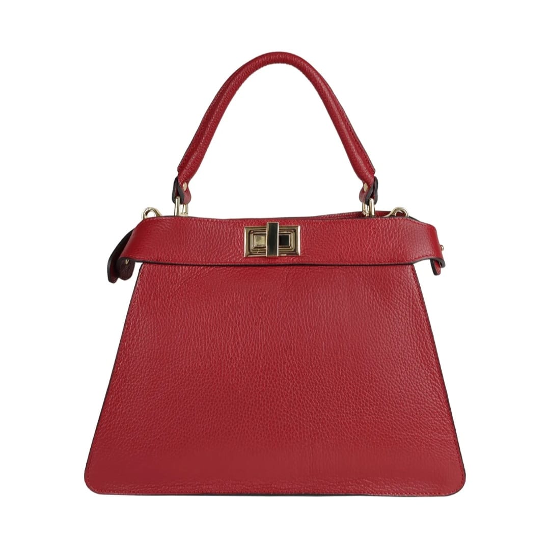 Sac à main "Selena" - 100% Cuir Véritable - Fabriqué en Italie