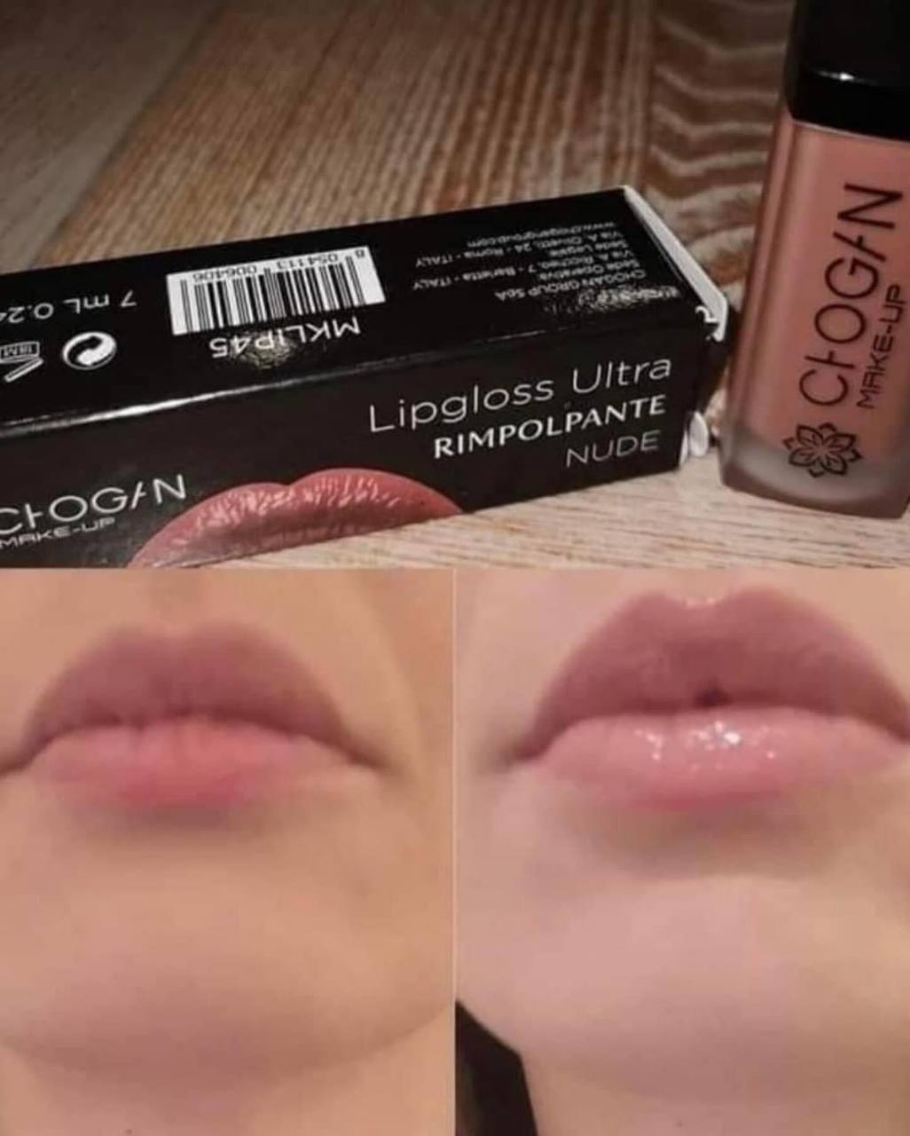 MKLIP45 - Lipgloss Ultra Rimpolpante - Nude