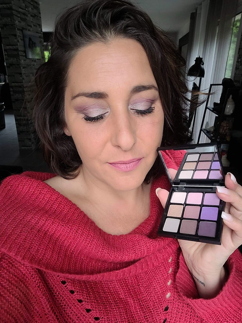 MKPL02 - PALETTE DE FARDS À PAUPIÈRES 9 COULEURS - FLEURS DE PRINTEMPS 18 g
