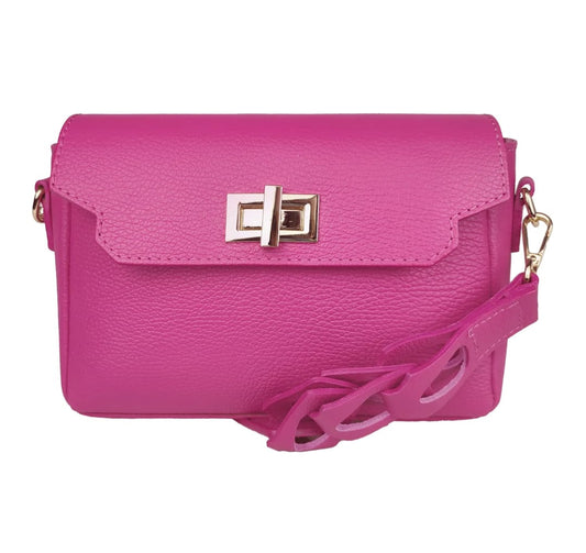 Bolsos de Hombro Chloè - 100% Piel Genuina - Hecho en Italia