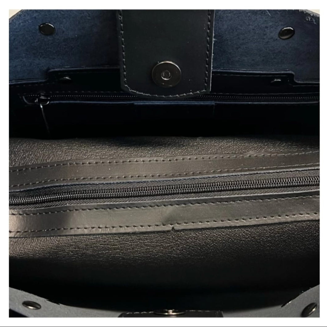 Sac à main « Chloé » - Cuir véritable lisse, fabriqué en Italie