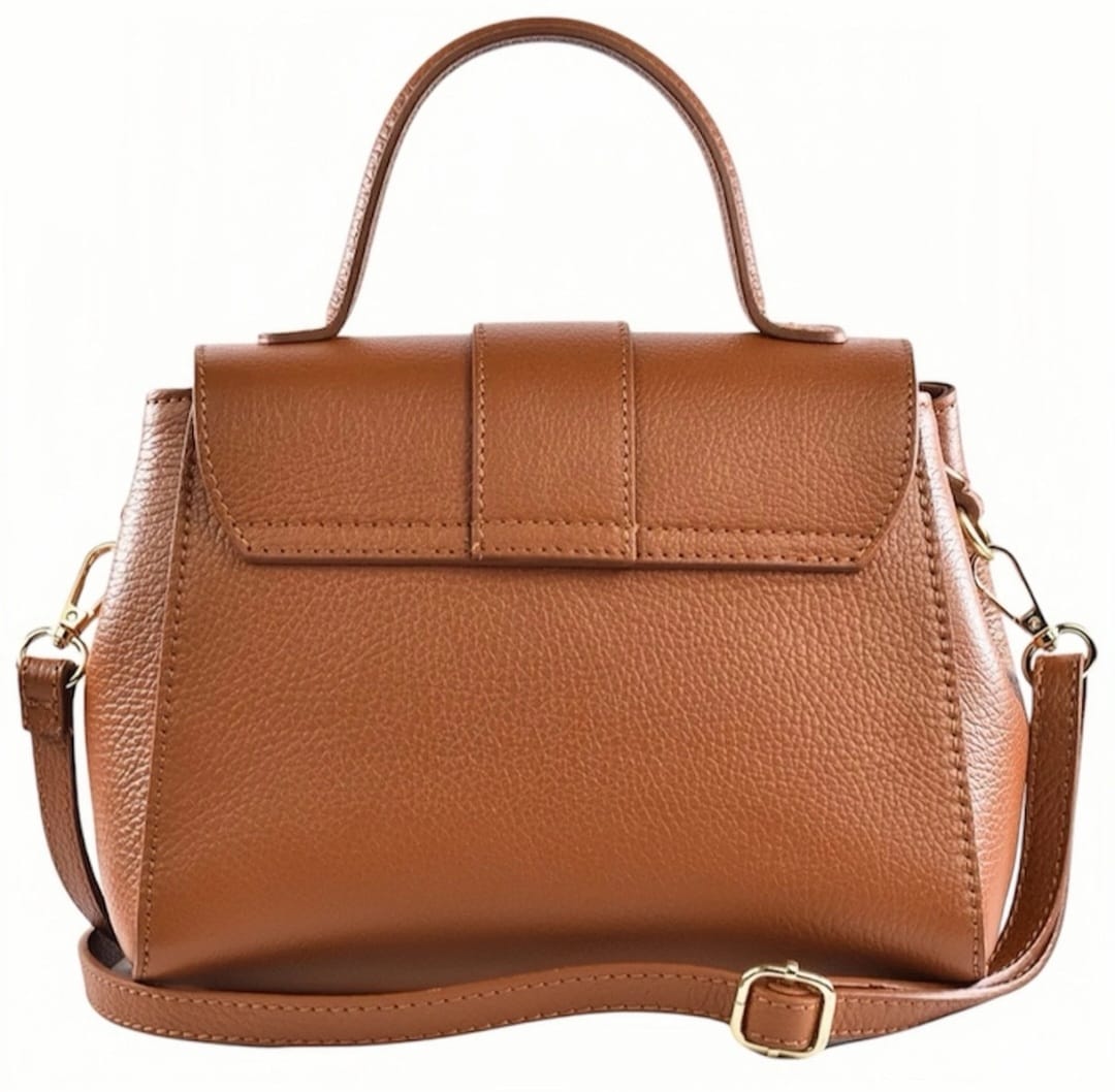 Borsa a Mano " GAIA " - Vera pelle Dollaro Made in Italy