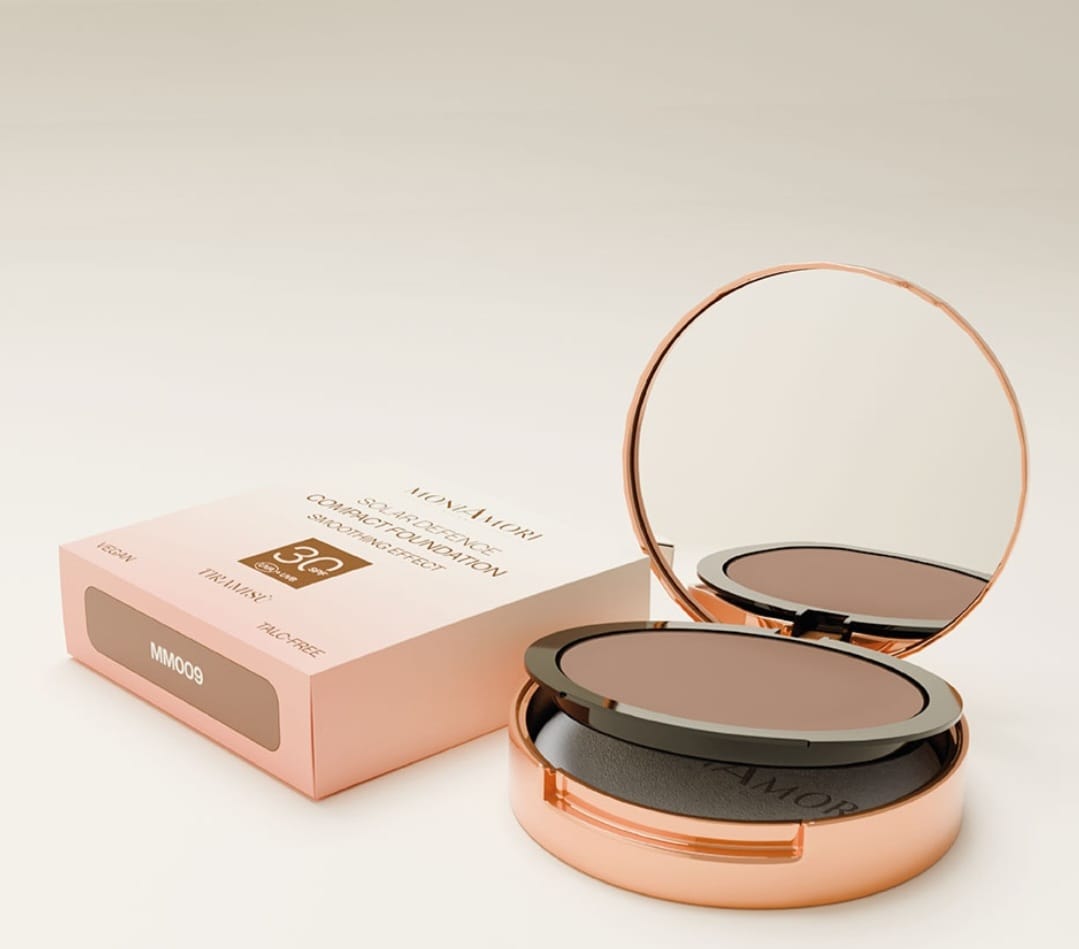 Fond de teint compact Solar Defense - Tiramisu 8 g | Avec SPF 30