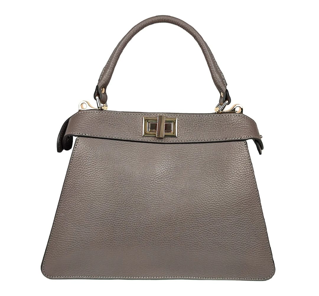 Sac à main "Selena" - 100% Cuir Véritable - Fabriqué en Italie