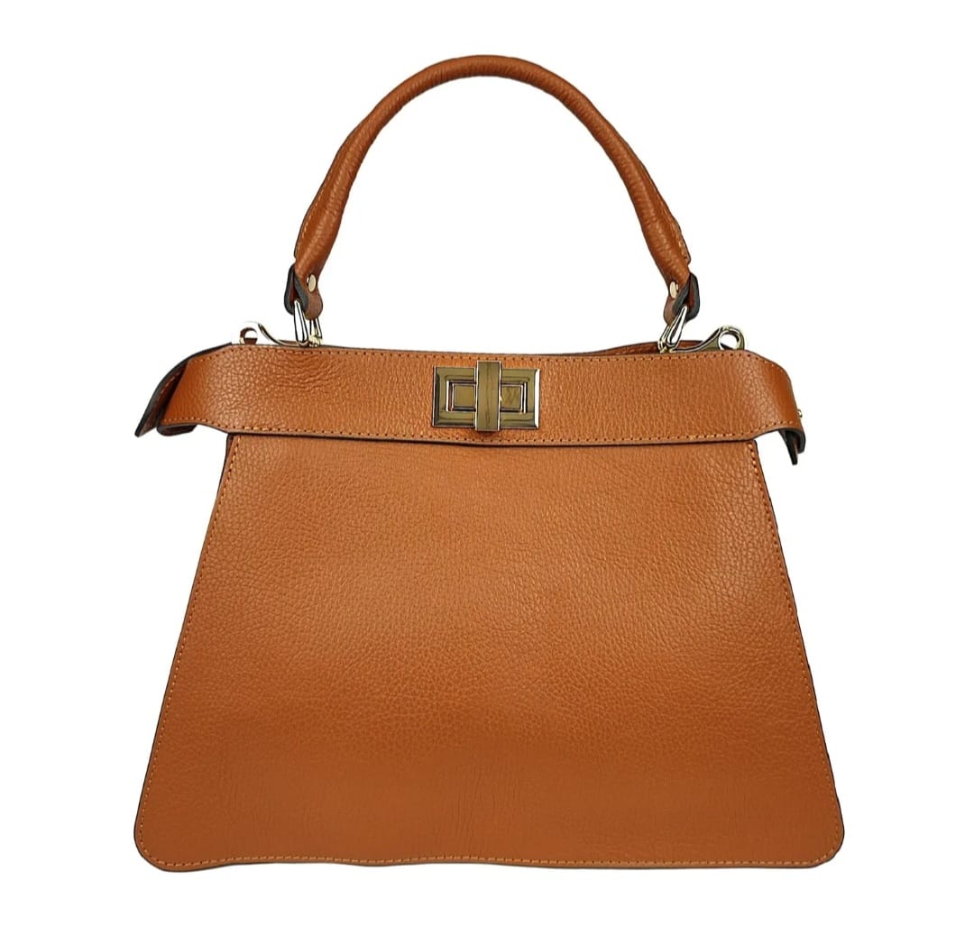 Sac à main "Selena" - 100% Cuir Véritable - Fabriqué en Italie