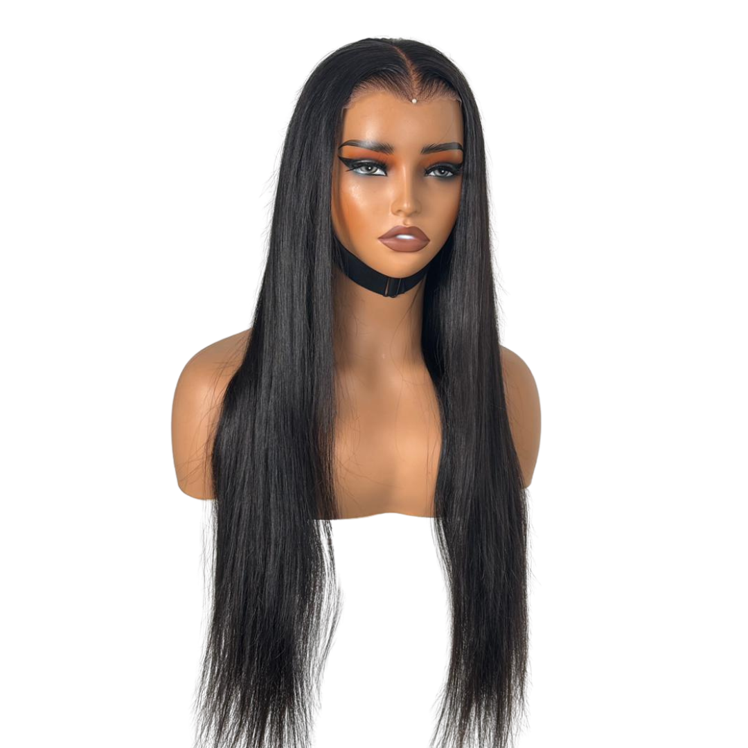 Straight Wig "BEA" 100% Real Virgin Hair - HD Lace 6*4 - Glueless 24"