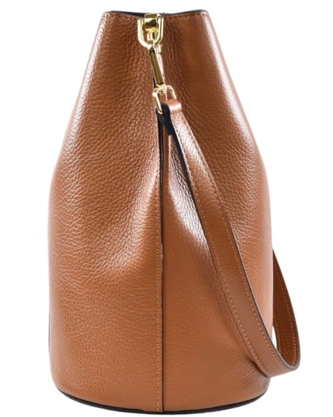 Sac seau « Kelly » en cuir véritable - Fabriqué en Italie