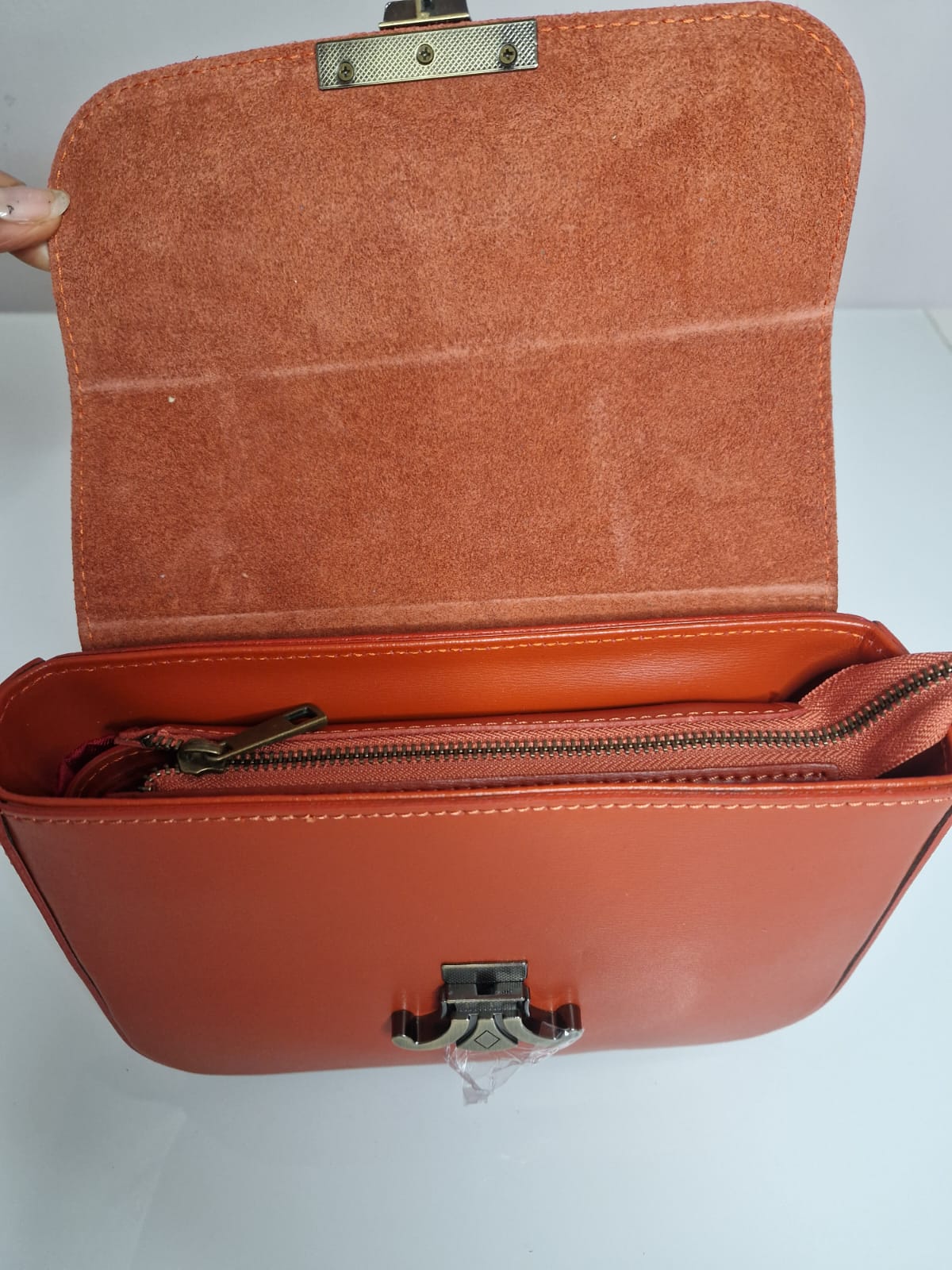 Bolso bandolera "Elena" Piel auténtica - Hecho en Italia