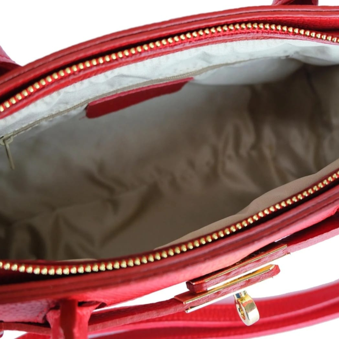 Sac "Mira" - Cuir véritable dollar - Fabriqué en Italie