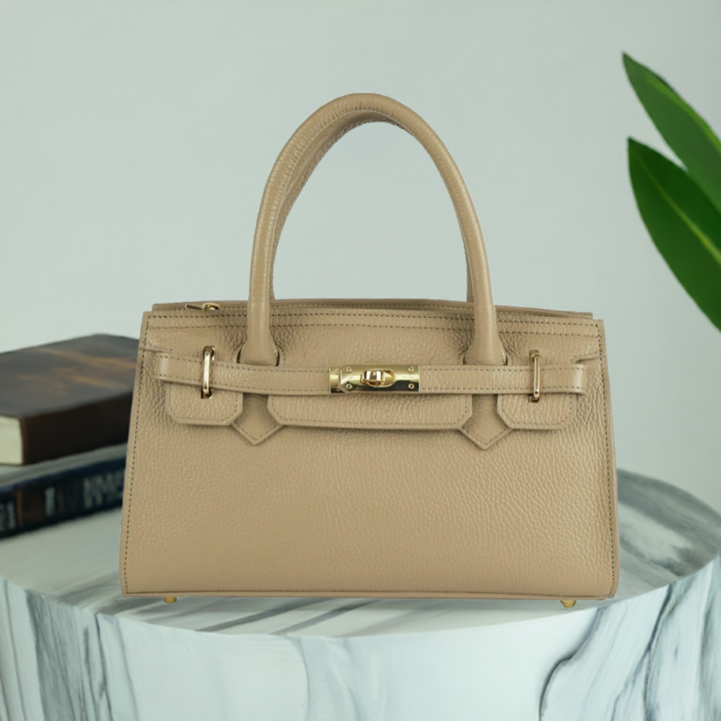 Sac "Mira" - Cuir véritable dollar - Fabriqué en Italie