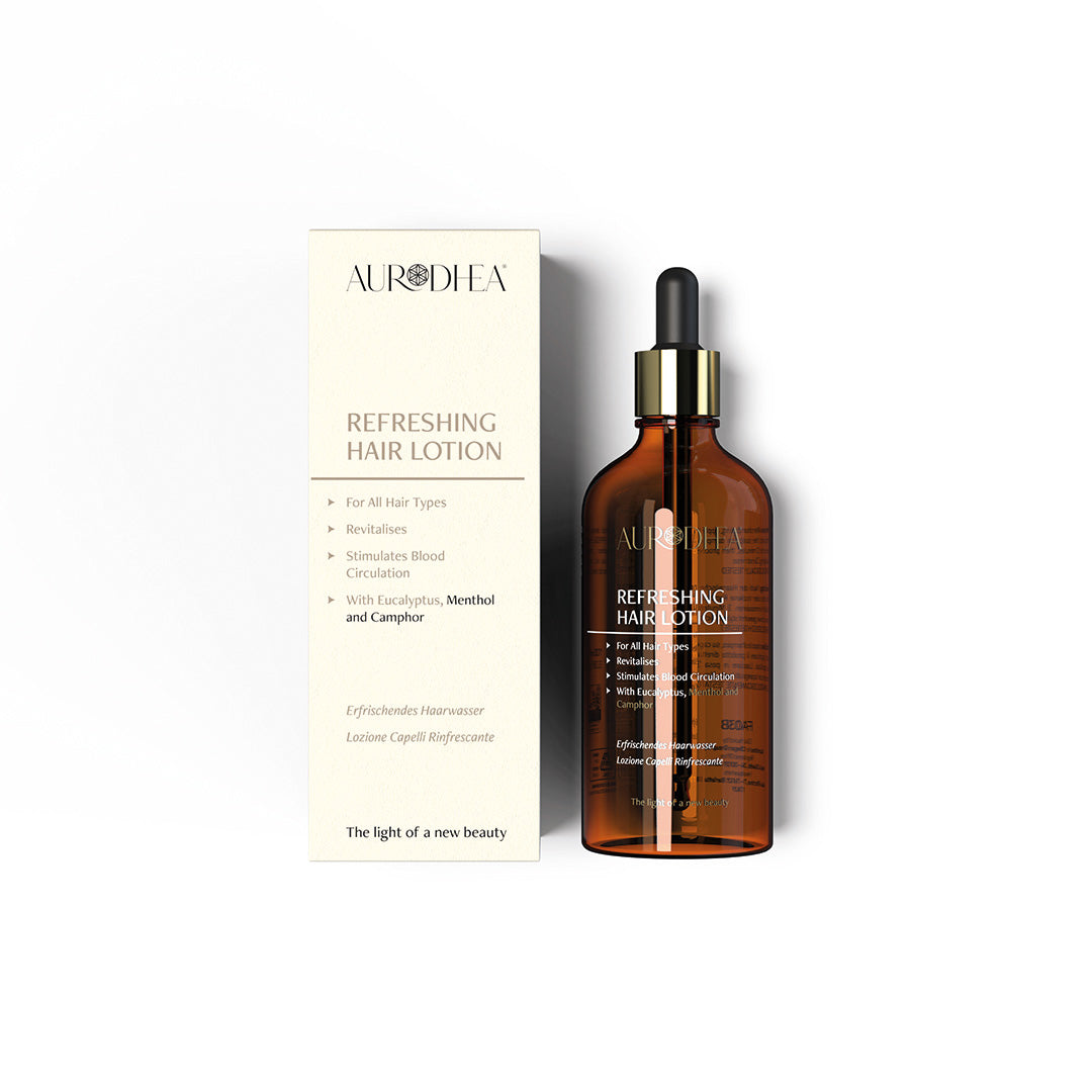 Lozione per capelli rinfrescante al Mentolo e alla Canfora 100 ml | Arricchita con Olio Essenziale di Eucalipto