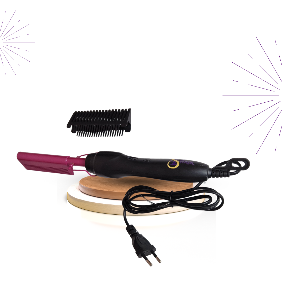 Electric Straightening Comb - 2 in 1 Hair Straightener