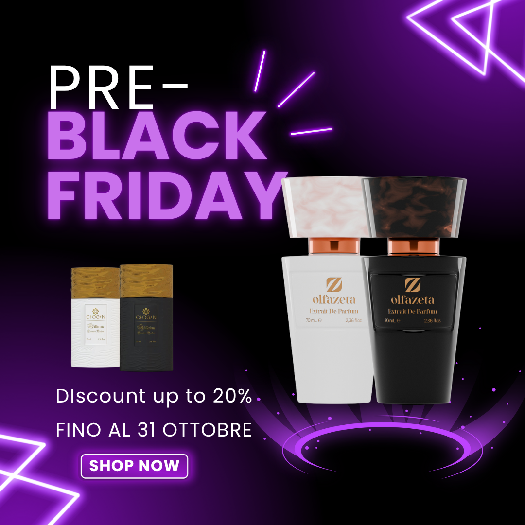 PRE- BLACK FRIDAY!!! Fino al 20% di sconto.