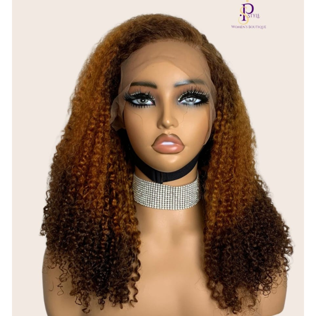 Aissa Wig - Kinky Curly - 100% Human hair Transparent Lace 13*4