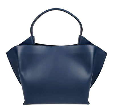 Bolso de mano "Selena" - Piel auténtica lisa Made in Italy - SP Style Boutique
