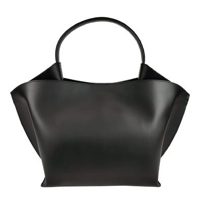 Bolso de mano "Selena" - Piel auténtica lisa Made in Italy - SP Style Boutique