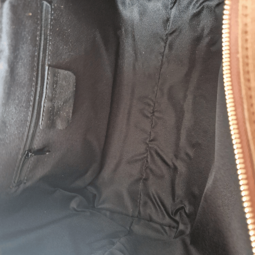 VALE — Borsa in Camoscio e Pelle Togo, Made in Italy - Cuoio