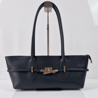KESSIE — Borsa in Vera Pelle, Made in Italy - Nera