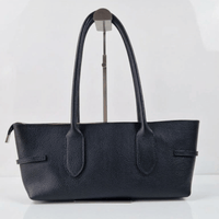 KESSIE — Borsa in Vera Pelle, Made in Italy - Nera