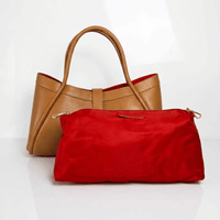 Borsa a mano e spalla "Naomi" Vera Pelle - Made in Italy - Cuoio - SP Style Boutique