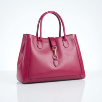 Borsa shopper Chloe in vera pelle liscia borgogna - SP Style Boutique