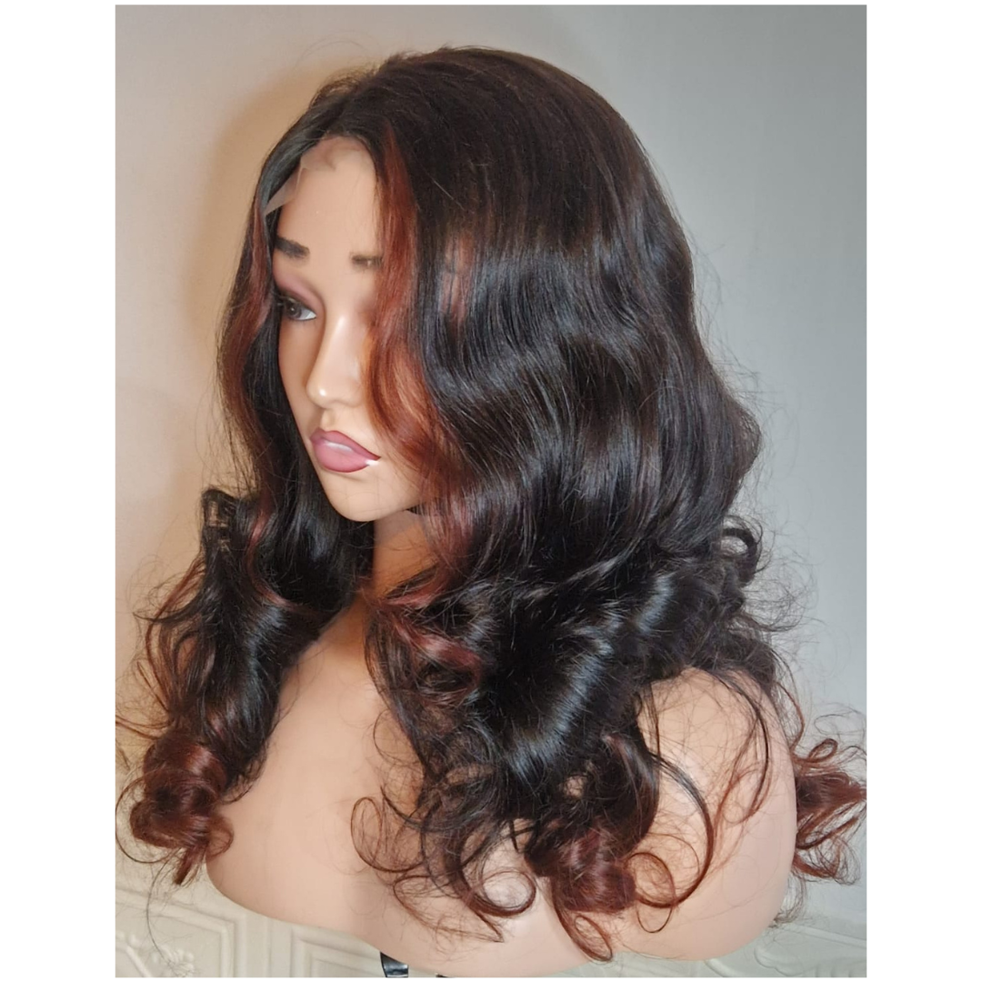 Peluca Clara - cierre HD 4*4 - Super Double Draw - 18"