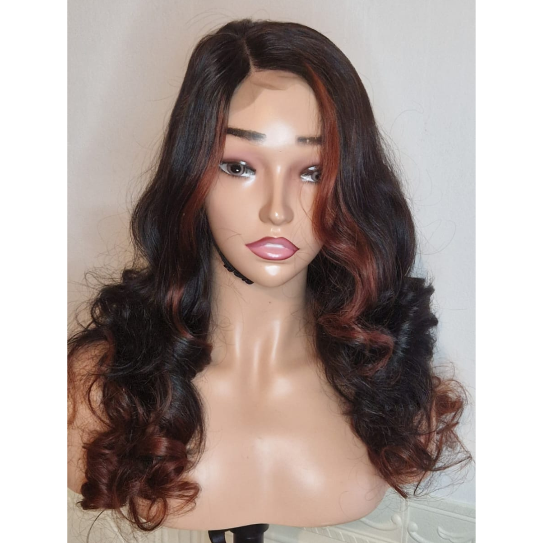 Peluca Clara - cierre HD 4*4 - Super Double Draw - 18"