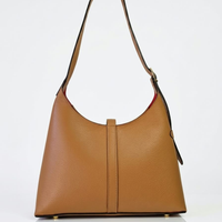 Borsa Spalla EVELIN Vera Pelle - Cuoio