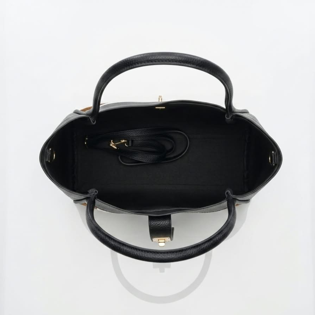 Borsa a Spalla  NAOMI Vera Pelle Made in Italy - Cavallino