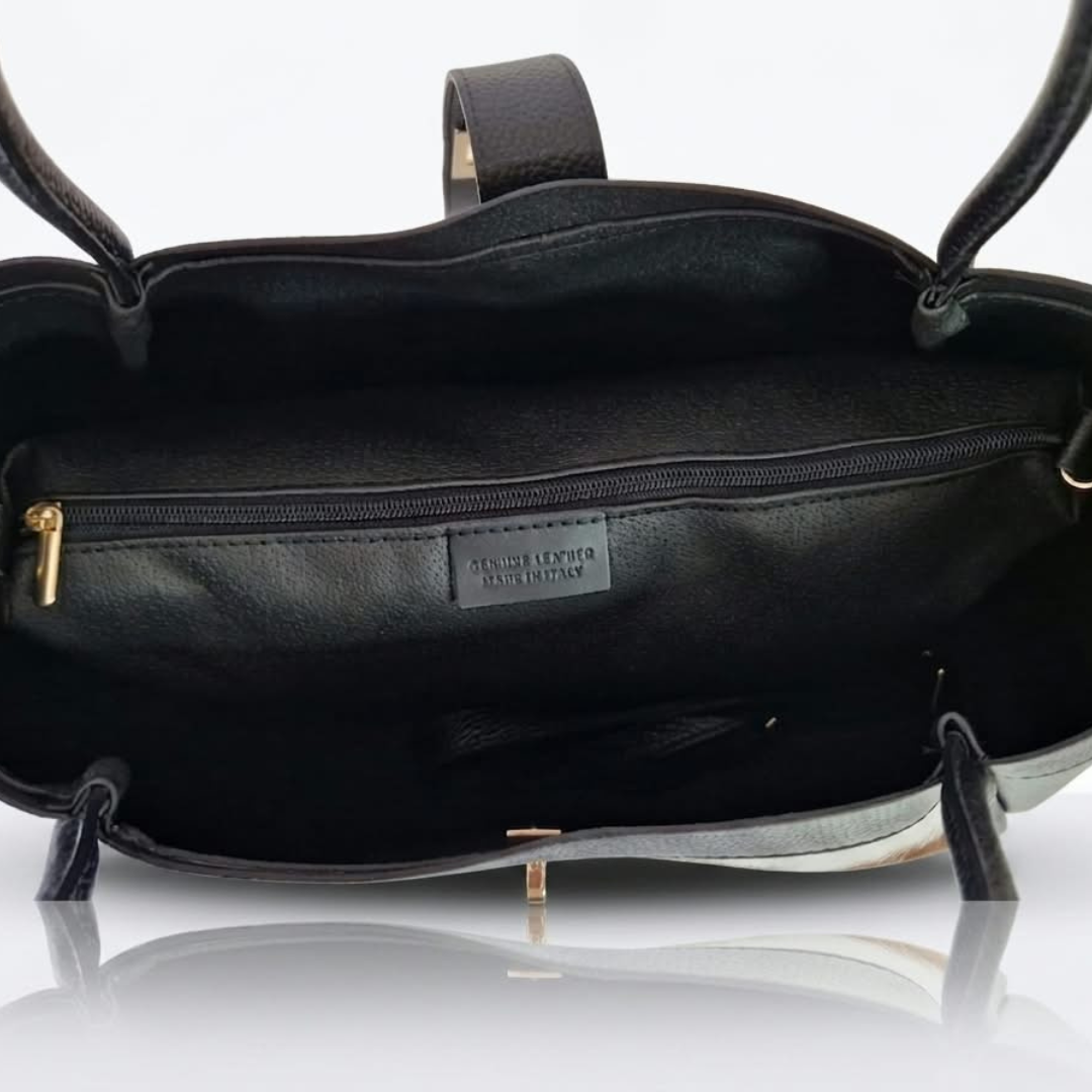 Borsa a Spalla  NAOMI Vera Pelle Made in Italy - Cavallino