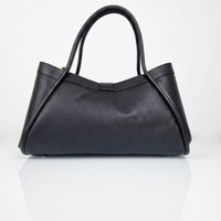 Borsa a mano e spalla NAOMI Vera Pelle - Nera