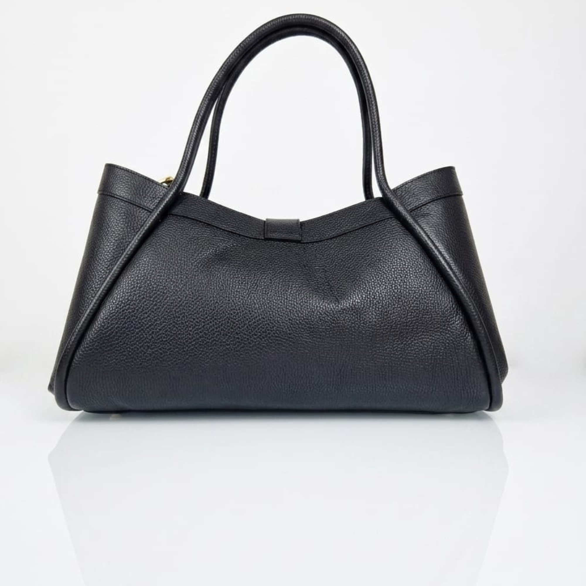 Borsa a mano e spalla NAOMI Vera Pelle - Nera