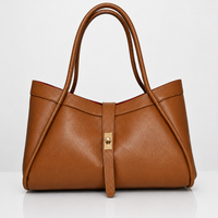 Borsa a mano e spalla "Naomi" Vera Pelle - Made in Italy - Cuoio - SP Style Boutique