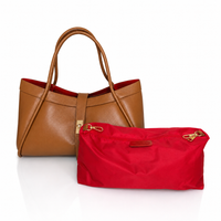 Borsa a mano e spalla "Naomi" Vera Pelle - Made in Italy - Cuoio - SP Style Boutique