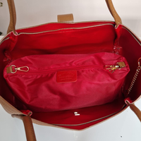 Borsa a mano e spalla "Naomi" Vera Pelle - Made in Italy - Cuoio - SP Style Boutique