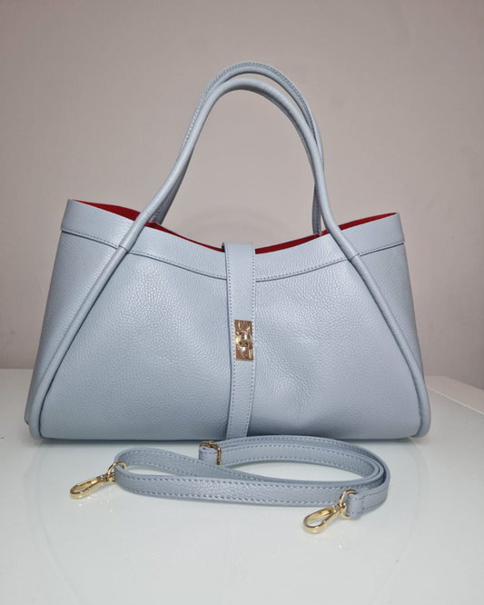 Borsa a mano e spalla "Naomi" Vera Pelle - Made in Italy