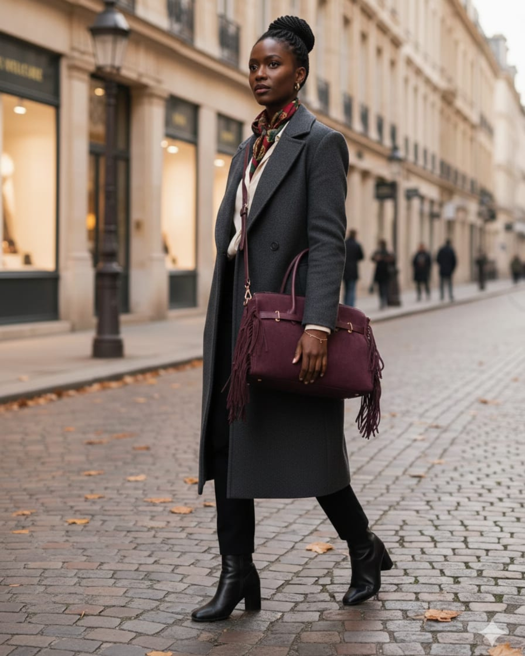 Borsa a mano "Celine" in Camoscia e Vera Pelle - Made in Italy