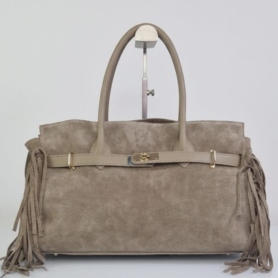 Bolso CELINE de ante y piel auténtica - Beige - SP Style Boutique