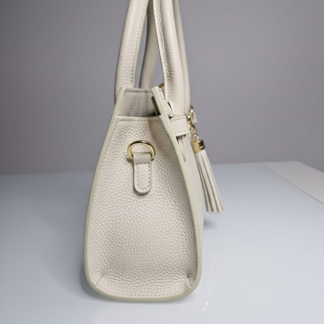 Borsa "Mira"- Vera Pelle dollaro - Made in Italy