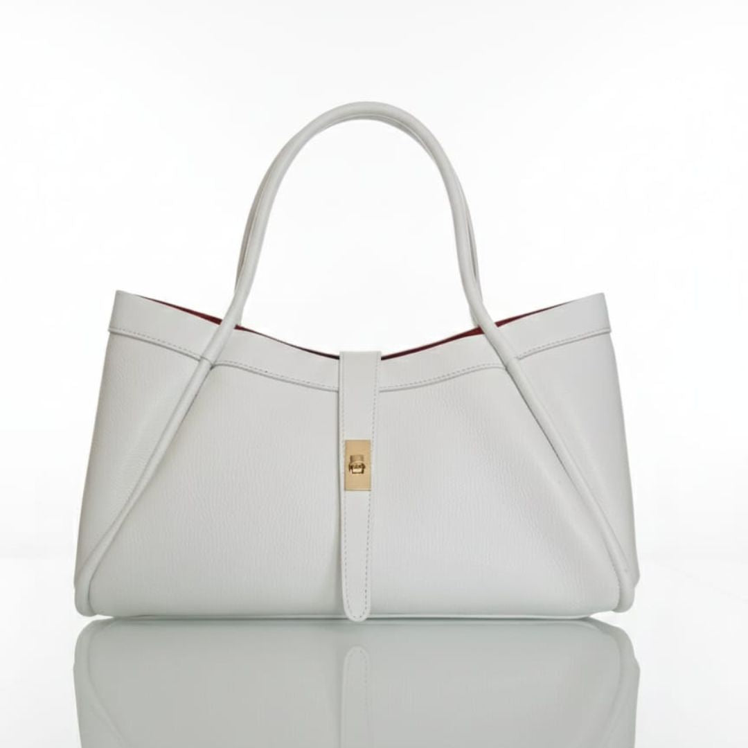 Bolso de mano y bandolera "Naomi" Piel auténtica - Made in Italy