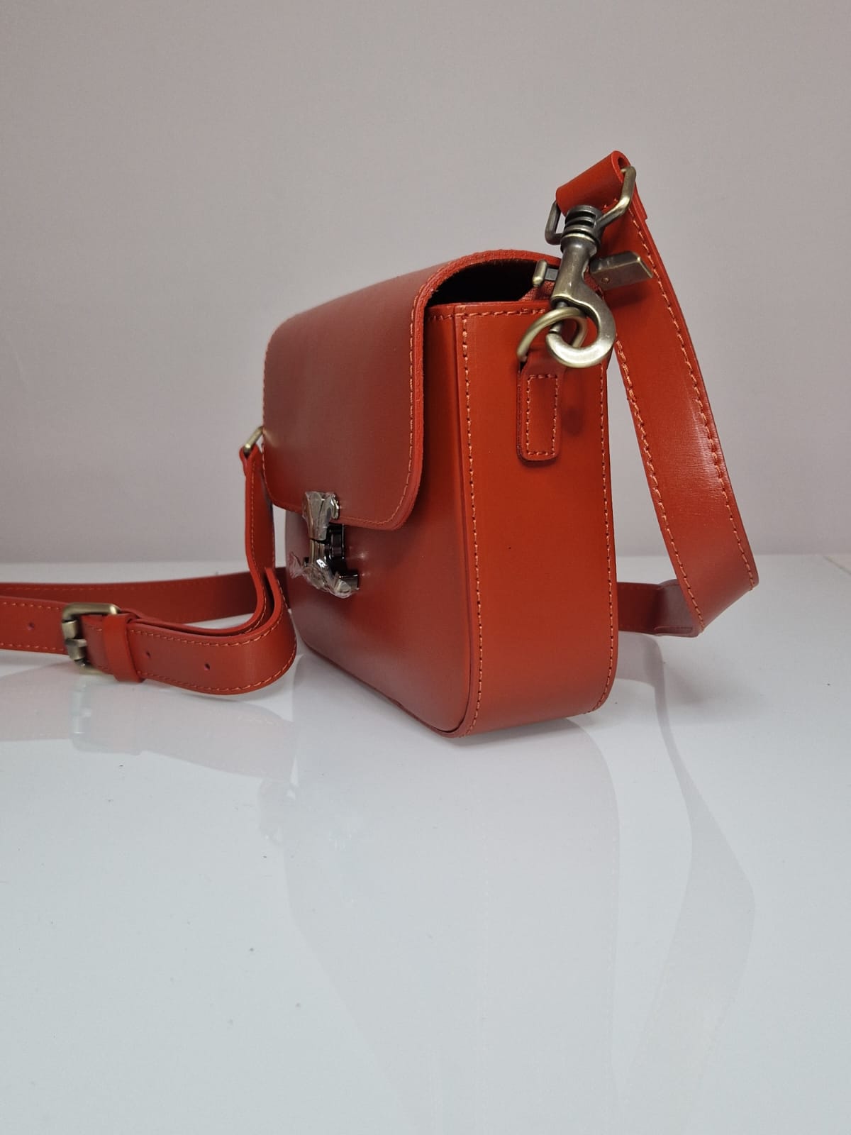 Bolso bandolera "Elena" Piel auténtica - Hecho en Italia