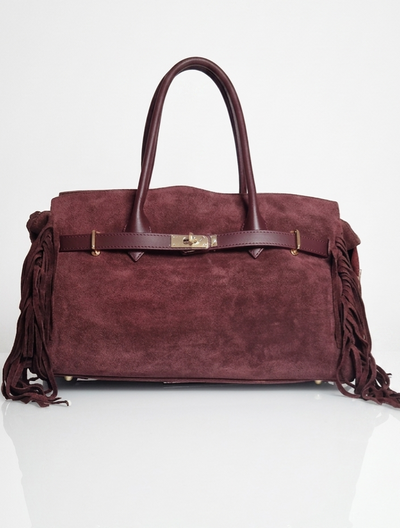 Bolso CELINE de ante y piel auténtica - Beige - SP Style Boutique