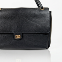 Borsa grande GRACE Vera Pelle Made in Italy - Nera