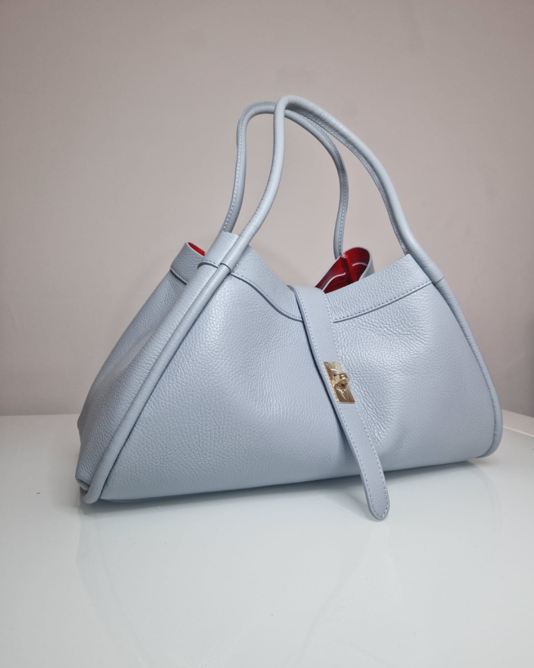 Borsa a mano e spalla "Naomi" Vera Pelle - Made in Italy