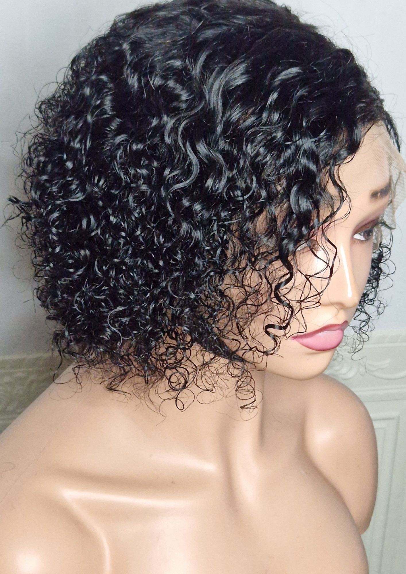 Parrucca Celia - Pixie cut - curly frontal 13*4